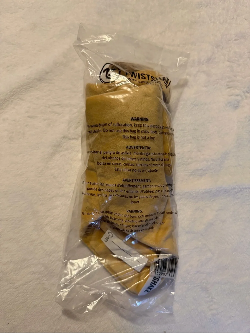 Twistshake Comfort Blanket, Ultra Soft Velour Material, Patrik the Lion, 78515